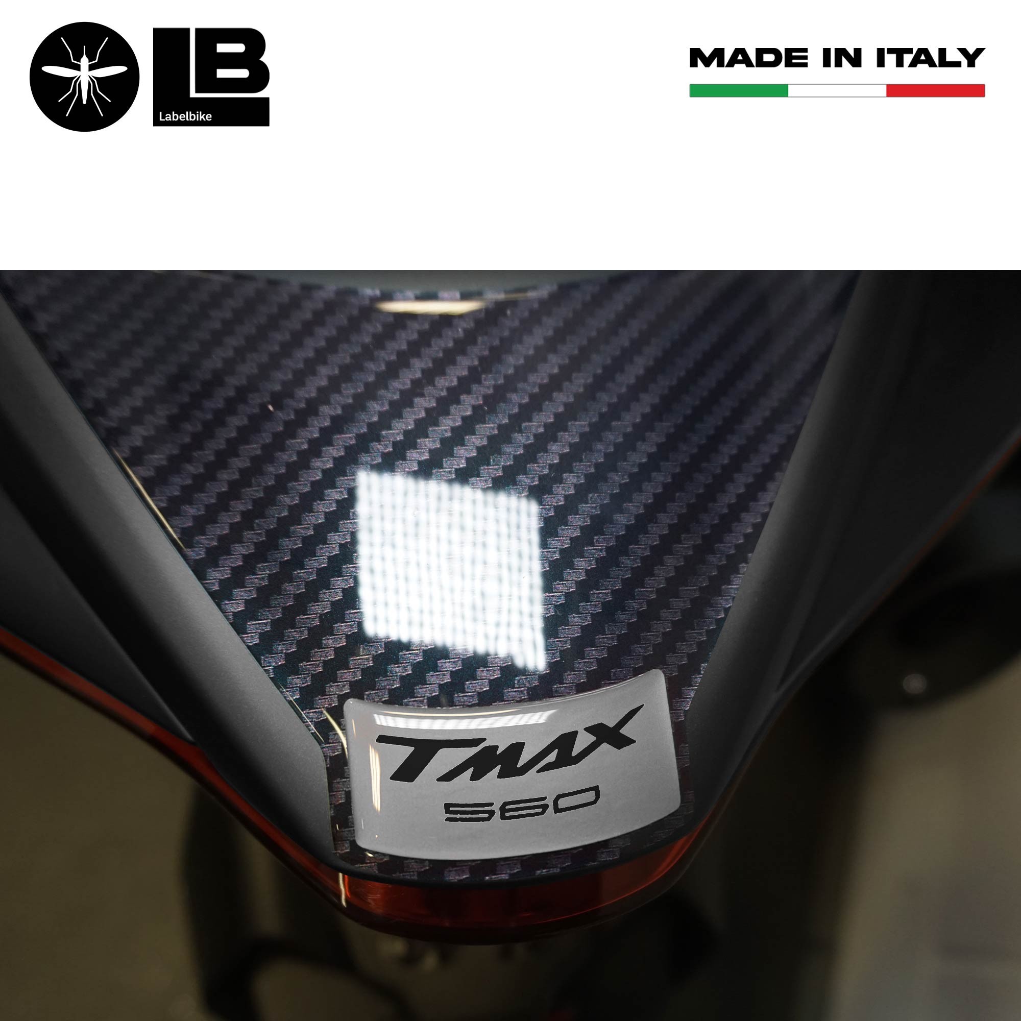 Adesivo In Resina 3D Protezione Codino Compatibile Con Yamaha Tmax 2022