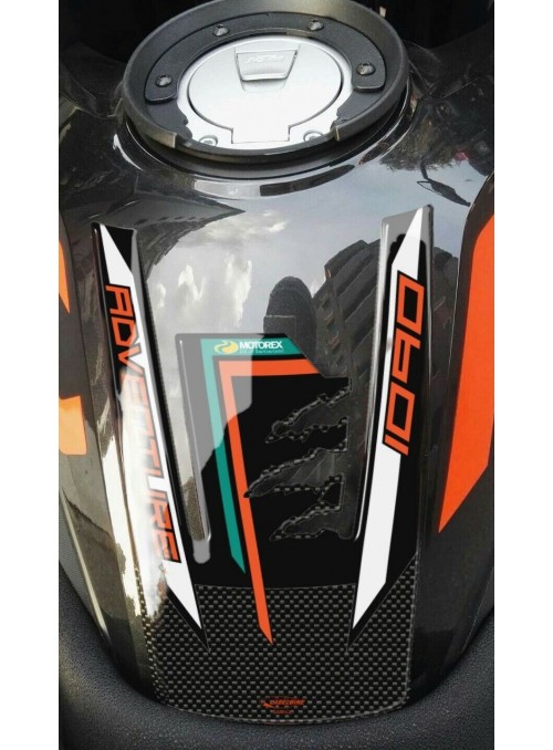 PROTECCIÓN DEPÓSITO ADHESIVA en RESINA GEL 3D compatible para MOTO KTM 1090 ADVENTURE 