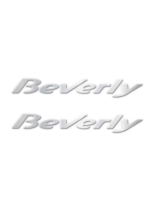 2 3D RESIN STICKERS BEVERLY...