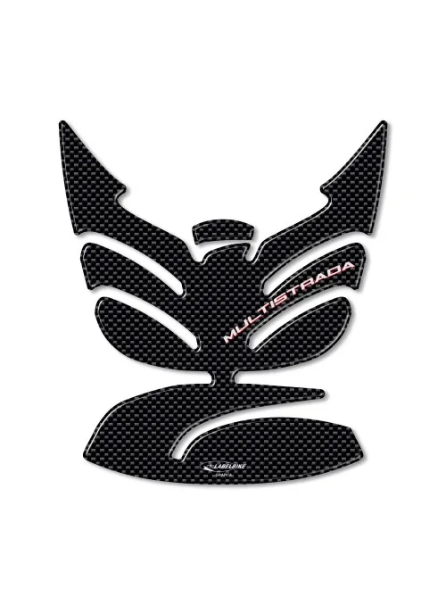 PARASERBATOIO in gel 3D CARBON LOOK compatibile per MOTO DUCATI MULTISTRADA 1260